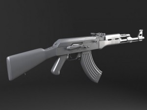 AK47 Kalashnikov Model 3D