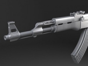 AK47 Kalashnikov Model 3D