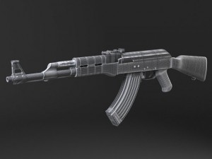 AK47 Kalashnikov Model 3D