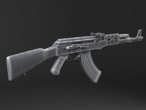 AK47 Kalashnikov Model 3D