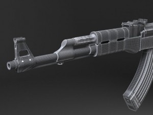 AK47 Kalashnikov Model 3D