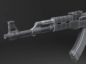 AK47 Kalaşnikof 3D Model