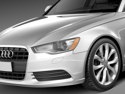 Audi A6 Avant USA 2012-2015 3D Model