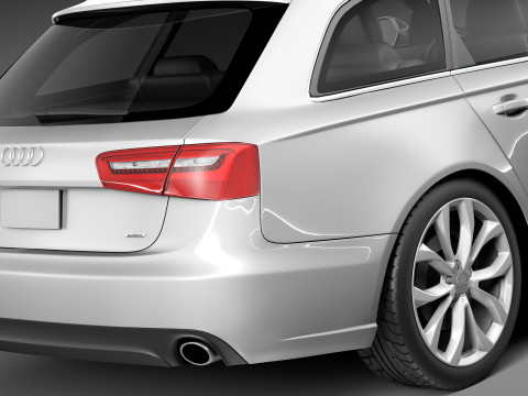 Audi A6 Avant USA 2012-2015 3D Model