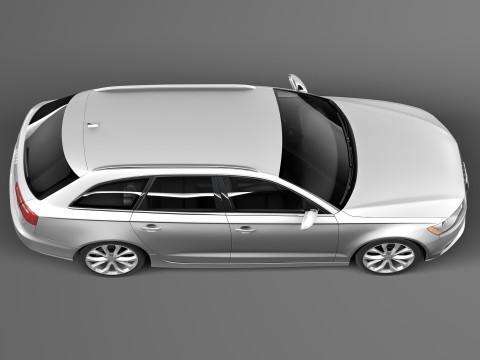 Audi A6 Avant USA 2012-2015 3D Model