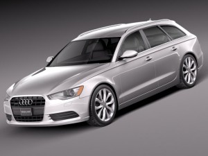 Audi A6 Avant USA 2012-2015 3D Model