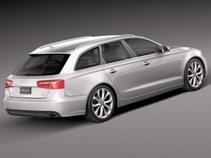 Audi A6 Avant USA 2012-2015 Model 3D