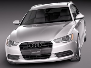 Audi A6 Avant USA 2012-2015 Model 3D
