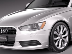 Audi A6 Avant USA 2012-2015 Model 3D