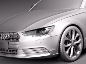 Audi A6 Avant USA 2012-2015 Model 3D