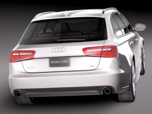 Audi A6 Avant USA 2012-2015 Model 3D