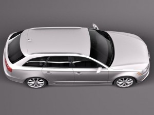 Audi A6 Avant USA 2012-2015 Model 3D