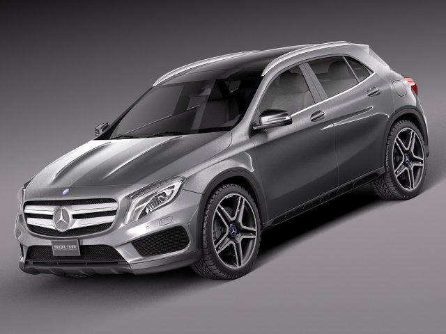 Mercedes-Benz GLA AMG 2014 Modèle 3D .c4d .max .obj .3ds .fbx .stl .blend 
