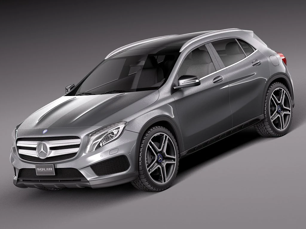 Mercedes-Benz GLA AMG 2014 3D Model .c4d .max .obj .3ds .fbx .stl .blend 