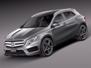 Mercedes-Benz GLA AMG 2014 3D Model