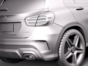 Mercedes-Benz GLA AMG 2014 Modèle 3D
