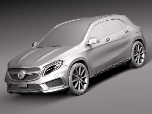Mercedes-Benz GLA 45AMG 2014 3D Model
