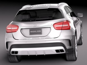 Mercedes-Benz GLA 45AMG 2014 3D-Modell