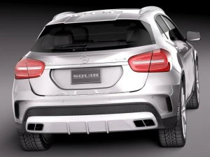 Mercedes-Benz GLA 45AMG 2014 3D Model