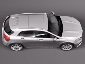 Mercedes-Benz GLA 45AMG 2014 3D Model