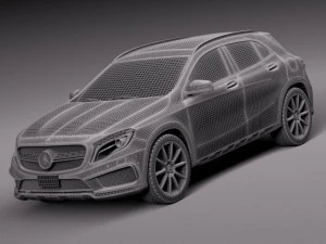 Mercedes-Benz GLA 45AMG 2014 3D Model