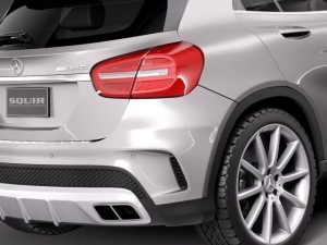 Mercedes-Benz GLA 45AMG 2014 3D-Modell