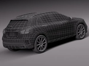 Mercedes-Benz GLA 45AMG 2014 3D Model