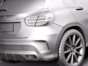 Mercedes-Benz GLA 45AMG 2014 3D Model