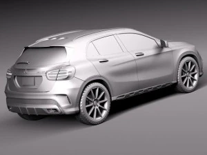 Mercedes-Benz GLA 45AMG 2014 3D Model
