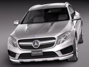 Mercedes-Benz GLA 45AMG 2014 3D Model