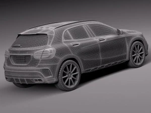Mercedes-Benz GLA 45AMG 2014 3D Model