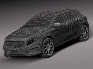 Mercedes-Benz GLA 45AMG 2014 3D Model