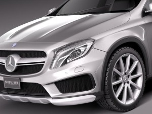Mercedes-Benz GLA 45AMG 2014 3D-Modell