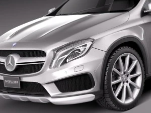 Mercedes-Benz GLA 45AMG 2014 3D Model