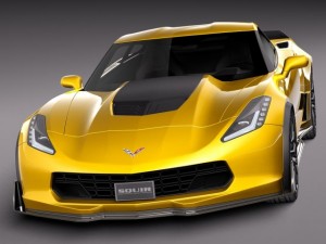 Chevrolet Corvette C7 Z06 2014 3D-Modell