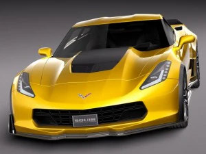 Chevrolet Corvette C7 Z06 2014 3D Model