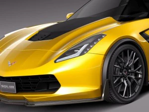 Chevrolet Corvette C7 Z06 2014 3D Model
