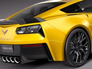 Chevrolet Corvette C7 Z06 2014 3D Model