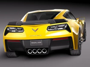 Chevrolet Corvette C7 Z06 2014 3D Model