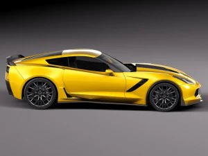Chevrolet Corvette C7 Z06 2014 3D Model