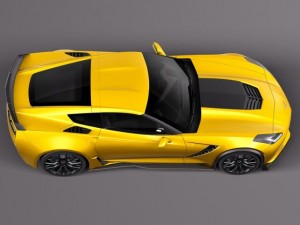 Chevrolet Corvette C7 Z06 2014 3D-Modell
