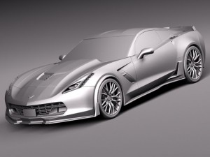 Chevrolet Corvette C7 Z06 2014 3D-Modell
