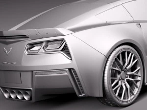 Chevrolet Corvette C7 Z06 2014 3D Model