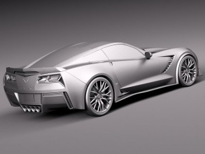 Chevrolet Corvette C7 Z06 2014 3D-Modell