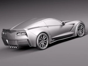 Chevrolet Corvette C7 Z06 2014 3D Model