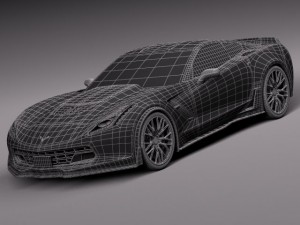 Chevrolet Corvette C7 Z06 2014 3D-Modell
