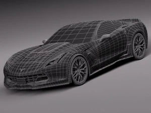 Chevrolet Corvette C7 Z06 2014 3D Model