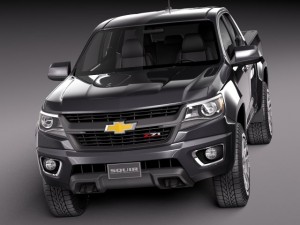 Chevrolet Colorado Shortcab 2015 3D 모델