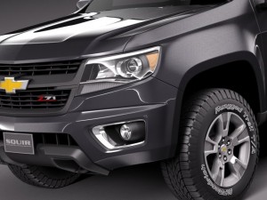 Chevrolet Colorado Shortcab 2015 3D 모델