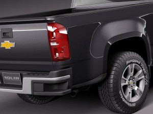Chevrolet Colorado Shortcab 2015 3D 모델